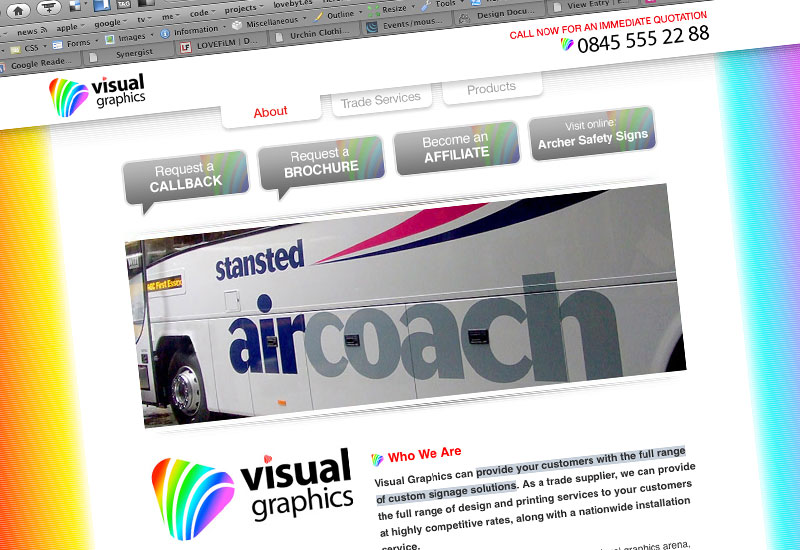 websites : visual website for visual graphics